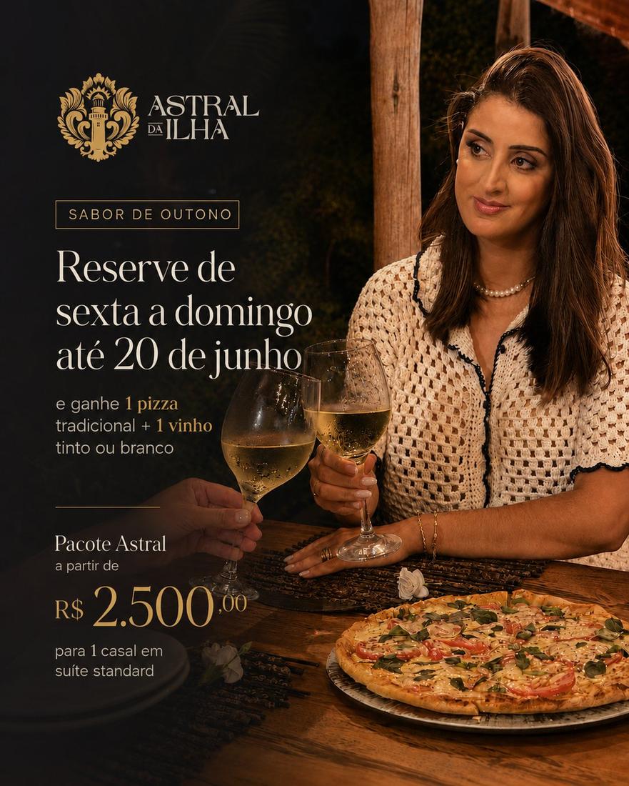 Promo Sabor de Outono no Astral da Ilha
